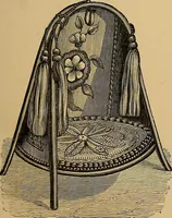 An illustration from The dictionary of needlework : an encyclopaedia of artistic, plain, and fancy needlework. Dealing fully with the details of all the stitches employed, the method of working, the materials used, the meaning of technical terms, and, where necessary, tracing the origin and history of the various works described. Illustrated with upwards of 800 wood engravings, and coloured plates. Plain sewing, textiles, dressmaking, appliances, and terms (1885)