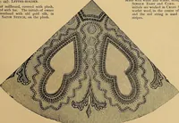 An illustration from The dictionary of needlework : an encyclopaedia of artistic, plain, and fancy needlework. Dealing fully with the details of all the stitches employed, the method of working, the materials used, the meaning of technical terms, and, where necessary, tracing the origin and history of the various works described. Illustrated with upwards of 800 wood engravings, and coloured plates. Plain sewing, textiles, dressmaking, appliances, and terms (1885)
