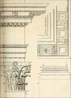 An illustration from Dictionnaire d'architecture, civile, militaire et navale, antique, ancienne et moderne : et de tous les arts et métiers qui en dépendent; Dont tous les Termes sont exprimés, en François, Latin, Italien, Espagnol, Anglois et Allemand. Enrichi de cent une Planches de Figures en Taille-douce, ... auquel on a joint Une Notice des Architectes, Ingénieurs, Peintres, Sculpteurs, Graveurs, & autres Artistes les plus celebres, dont on rapporte les principaux Ouvrages. (1770)