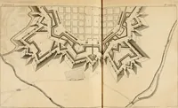 An illustration from Dictionnaire d'architecture, civile, militaire et navale, antique, ancienne et moderne : et de tous les arts et métiers qui en dépendent; Dont tous les Termes sont exprimés, en François, Latin, Italien, Espagnol, Anglois et Allemand. Enrichi de cent une Planches de Figures en Taille-douce, ... auquel on a joint Une Notice des Architectes, Ingénieurs, Peintres, Sculpteurs, Graveurs, & autres Artistes les plus celebres, dont on rapporte les principaux Ouvrages. (1770)