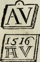 An illustration from Dictionnaire des monogrammes, chiffres, lettres initiales, logogryphes, rébus, &c. sous lesquels les plus célébres peintres, graveurs & dessinateurs ont dessiné leurs noms (1750)