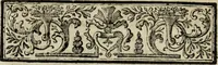 An illustration from Dictionnaire des monogrammes, chiffres, lettres initiales, logogryphes, rébus, &c. sous lesquels les plus célébres peintres, graveurs & dessinateurs ont dessiné leurs noms (1750)