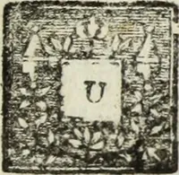 An illustration from Dictionnaire des monogrammes, chiffres, lettres initiales, logogryphes, rébus, &c. sous lesquels les plus célébres peintres, graveurs & dessinateurs ont dessiné leurs noms (1750)