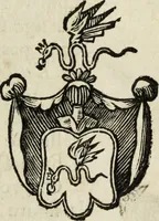 An illustration from Dictionnaire des monogrammes, chiffres, lettres initiales, logogryphes, rébus, &c. sous lesquels les plus célébres peintres, graveurs & dessinateurs ont dessiné leurs noms (1750)