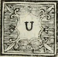 An illustration from Dictionnaire des monogrammes, chiffres, lettres initiales, logogryphes, rébus, &c. sous lesquels les plus célébres peintres, graveurs & dessinateurs ont dessiné leurs noms (1750)