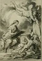 An illustration from Dictionnaire iconologique, ou, Introduction a la connoissance des peintures, sculptures, medailles, estampes, &c. : avec des descriptions tirées des poètes anciens et modernes (1756)