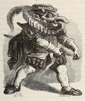 An illustration from Dictionnaire infernal; répertoire universel des êtres, des personnages, des livres, des faits et des choses qui tiennent aux esprits .. (1863)
