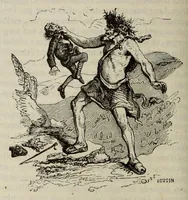 An illustration from Dictionnaire infernal : répertoire universel, des êtres, les personnages, les livres, les faits et les choses qui tiennent aux esprits, aux démons, aux sorciers, au commerce de l'enfer, aux divinations, aux maléfices, a la cabale aux autres sciences occultes, aux prodiges, aux impostures, aux supersititons diverses, et aux pronostics, aux faits actuels du spiritisme, et généralement à toutes les fausses croyances merveilleuses, surprenantes, mystérieuses et surnaturelles (1863)