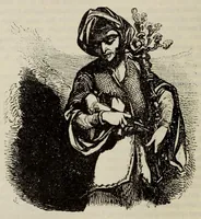 An illustration from Dictionnaire infernal : répertoire universel, des êtres, les personnages, les livres, les faits et les choses qui tiennent aux esprits, aux démons, aux sorciers, au commerce de l'enfer, aux divinations, aux maléfices, a la cabale aux autres sciences occultes, aux prodiges, aux impostures, aux supersititons diverses, et aux pronostics, aux faits actuels du spiritisme, et généralement à toutes les fausses croyances merveilleuses, surprenantes, mystérieuses et surnaturelles (1863)