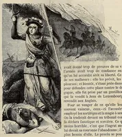 An illustration from Dictionnaire infernal : répertoire universel, des êtres, les personnages, les livres, les faits et les choses qui tiennent aux esprits, aux démons, aux sorciers, au commerce de l'enfer, aux divinations, aux maléfices, a la cabale aux autres sciences occultes, aux prodiges, aux impostures, aux supersititons diverses, et aux pronostics, aux faits actuels du spiritisme, et généralement à toutes les fausses croyances merveilleuses, surprenantes, mystérieuses et surnaturelles (1863)