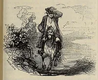 An illustration from Dictionnaire infernal : répertoire universel, des êtres, les personnages, les livres, les faits et les choses qui tiennent aux esprits, aux démons, aux sorciers, au commerce de l'enfer, aux divinations, aux maléfices, a la cabale aux autres sciences occultes, aux prodiges, aux impostures, aux supersititons diverses, et aux pronostics, aux faits actuels du spiritisme, et généralement à toutes les fausses croyances merveilleuses, surprenantes, mystérieuses et surnaturelles (1863)