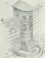 An illustration from Dictionnaire raisonné de l'architecture française du XIe au XVIe siècle (1858)