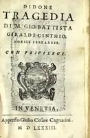 An illustration from Didone : tragedia (1583)