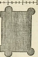 An illustration from Die alder vermaertste antique edificien : vã temple, theatre, amphitheatre, paleisen, therme, obeliske, brugge, archetriuphal, etc. vescreueeñ gefigureert met haren grondede eñ mate oock de plaetsen daerse staen, eñ wiese dede make (1546)