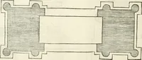 An illustration from Die alder vermaertste antique edificien : vã temple, theatre, amphitheatre, paleisen, therme, obeliske, brugge, archetriuphal, etc. vescreueeñ gefigureert met haren grondede eñ mate oock de plaetsen daerse staen, eñ wiese dede make (1546)