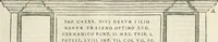 An illustration from Die alder vermaertste antique edificien : vã temple, theatre, amphitheatre, paleisen, therme, obeliske, brugge, archetriuphal, etc. vescreueeñ gefigureert met haren grondede eñ mate oock de plaetsen daerse staen, eñ wiese dede make (1546)