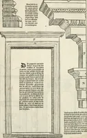 An illustration from Die alder vermaertste antique edificien : vã temple, theatre, amphitheatre, paleisen, therme, obeliske, brugge, archetriuphal, etc. vescreueeñ gefigureert met haren grondede eñ mate oock de plaetsen daerse staen, eñ wiese dede make (1546)