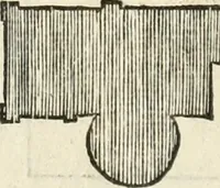 An illustration from Die alder vermaertste antique edificien : vã temple, theatre, amphitheatre, paleisen, therme, obeliske, brugge, archetriuphal, etc. vescreueeñ gefigureert met haren grondede eñ mate oock de plaetsen daerse staen, eñ wiese dede make (1546)