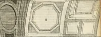 An illustration from Die alder vermaertste antique edificien : vã temple, theatre, amphitheatre, paleisen, therme, obeliske, brugge, archetriuphal, etc. vescreueeñ gefigureert met haren grondede eñ mate oock de plaetsen daerse staen, eñ wiese dede make (1546)