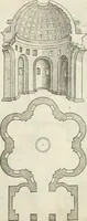 An illustration from Die alder vermaertste antique edificien : vã temple, theatre, amphitheatre, paleisen, therme, obeliske, brugge, archetriuphal, etc. vescreueeñ gefigureert met haren grondede eñ mate oock de plaetsen daerse staen, eñ wiese dede make (1546)