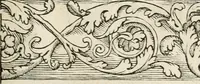 An illustration from Die alder vermaertste antique edificien : vã temple, theatre, amphitheatre, paleisen, therme, obeliske, brugge, archetriuphal, etc. vescreueeñ gefigureert met haren grondede eñ mate oock de plaetsen daerse staen, eñ wiese dede make (1546)