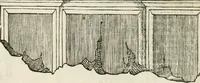 An illustration from Die alder vermaertste antique edificien : vã temple, theatre, amphitheatre, paleisen, therme, obeliske, brugge, archetriuphal, etc. vescreueeñ gefigureert met haren grondede eñ mate oock de plaetsen daerse staen, eñ wiese dede make (1546)