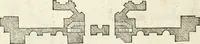 An illustration from Die alder vermaertste antique edificien : vã temple, theatre, amphitheatre, paleisen, therme, obeliske, brugge, archetriuphal, etc. vescreueeñ gefigureert met haren grondede eñ mate oock de plaetsen daerse staen, eñ wiese dede make (1546)