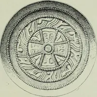 An illustration from Die altgermanische thierornamentik; typologische studie über germanische metallgegenstände aus dem IV. bis IX. jahrhundert, nebst einer studie über irische ornamentik (1904)
