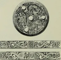 An illustration from Die altgermanische thierornamentik; typologische studie über germanische metallgegenstände aus dem IV. bis IX. jahrhundert, nebst einer studie über irische ornamentik (1904)