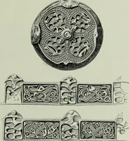 An illustration from Die altgermanische thierornamentik; typologische studie über germanische metallgegenstände aus dem IV. bis IX. jahrhundert, nebst einer studie über irische ornamentik (1904)