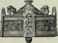 An illustration from Die altgermanische thierornamentik; typologische studie über germanische metallgegenstände aus dem IV. bis IX. jahrhundert, nebst einer studie über irische ornamentik (1904)