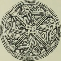 An illustration from Die altgermanische thierornamentik; typologische studie über germanische metallgegenstände aus dem IV. bis IX. jahrhundert, nebst einer studie über irische ornamentik (1904)