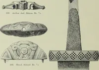 An illustration from Die altgermanische thierornamentik; typologische studie über germanische metallgegenstände aus dem IV. bis IX. jahrhundert, nebst einer studie über irische ornamentik (1904)