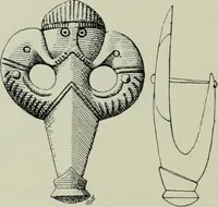 An illustration from Die altgermanische thierornamentik; typologische studie über germanische metallgegenstände aus dem IV. bis IX. jahrhundert, nebst einer studie über irische ornamentik (1904)