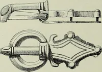 An illustration from Die altgermanische thierornamentik; typologische studie über germanische metallgegenstände aus dem IV. bis IX. jahrhundert, nebst einer studie über irische ornamentik (1904)