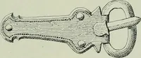 An illustration from Die altgermanische thierornamentik; typologische studie über germanische metallgegenstände aus dem IV. bis IX. jahrhundert, nebst einer studie über irische ornamentik (1904)