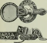 An illustration from Die altgermanische thierornamentik; typologische studie über germanische metallgegenstände aus dem IV. bis IX. jahrhundert, nebst einer studie über irische ornamentik (1904)