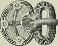 An illustration from Die altgermanische thierornamentik; typologische studie über germanische metallgegenstände aus dem IV. bis IX. jahrhundert, nebst einer studie über irische ornamentik (1904)