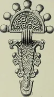 An illustration from Die altgermanische thierornamentik; typologische studie über germanische metallgegenstände aus dem IV. bis IX. jahrhundert, nebst einer studie über irische ornamentik (1904)