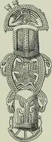 An illustration from Die altgermanische thierornamentik; typologische studie über germanische metallgegenstände aus dem IV. bis IX. jahrhundert, nebst einer studie über irische ornamentik (1904)