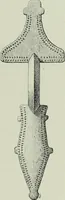 An illustration from Die altgermanische thierornamentik; typologische studie über germanische metallgegenstände aus dem IV. bis IX. jahrhundert, nebst einer studie über irische ornamentik (1904)