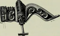 An illustration from Die altgermanische thierornamentik; typologische studie über germanische metallgegenstände aus dem IV. bis IX. jahrhundert, nebst einer studie über irische ornamentik (1904)