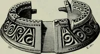 An illustration from Die altgermanische thierornamentik; typologische studie über germanische metallgegenstände aus dem IV. bis IX. jahrhundert, nebst einer studie über irische ornamentik (1904)