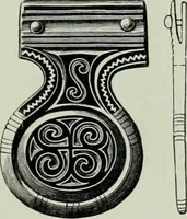 An illustration from Die altgermanische thierornamentik; typologische studie über germanische metallgegenstände aus dem IV. bis IX. jahrhundert, nebst einer studie über irische ornamentik (1904)