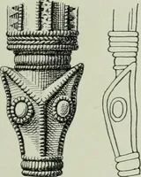 An illustration from Die altgermanische thierornamentik; typologische studie über germanische metallgegenstände aus dem IV. bis IX. jahrhundert, nebst einer studie über irische ornamentik (1904)