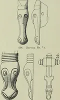An illustration from Die altgermanische thierornamentik; typologische studie über germanische metallgegenstände aus dem IV. bis IX. jahrhundert, nebst einer studie über irische ornamentik (1904)