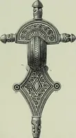 An illustration from Die altgermanische thierornamentik; typologische studie über germanische metallgegenstände aus dem IV. bis IX. jahrhundert, nebst einer studie über irische ornamentik (1904)