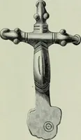 An illustration from Die altgermanische thierornamentik; typologische studie über germanische metallgegenstände aus dem IV. bis IX. jahrhundert, nebst einer studie über irische ornamentik (1904)