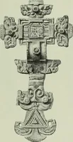 An illustration from Die altgermanische thierornamentik; typologische studie über germanische metallgegenstände aus dem IV. bis IX. jahrhundert, nebst einer studie über irische ornamentik (1904)