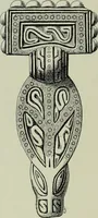 An illustration from Die altgermanische thierornamentik; typologische studie über germanische metallgegenstände aus dem IV. bis IX. jahrhundert, nebst einer studie über irische ornamentik (1904)